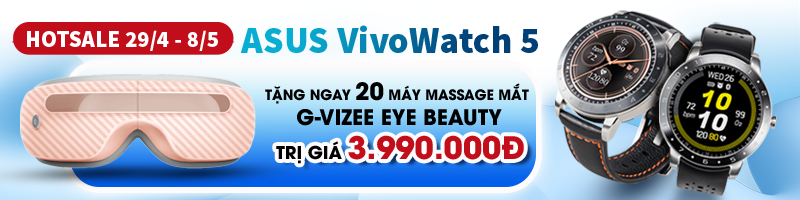 Chương trình khuyến mãi đồng hồ ASUS VivoWatch 5