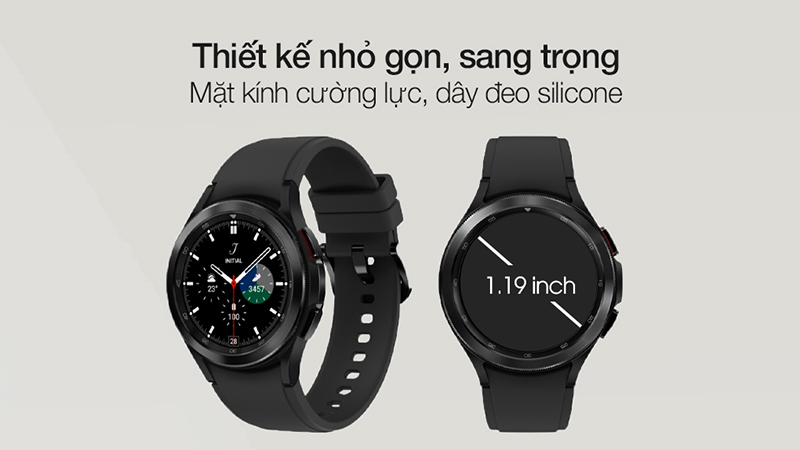 Thiết kế đồng hồ Galaxy Watch 4 nhỏ gọn