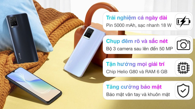 Điện thoại Vivo Y21s 6GB