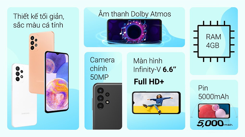 Galaxy A13 4G là chiếc điện thoại thuộc phân khúc giá rẻ