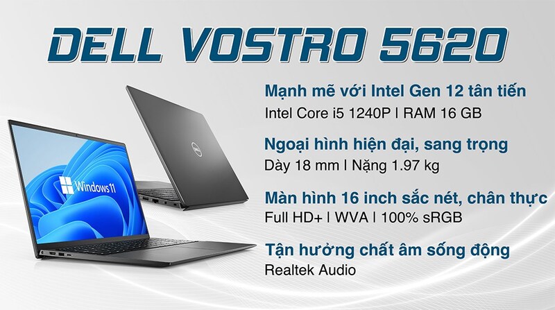 Laptop sở hữu dung lượng RAM lên đến 16 GB