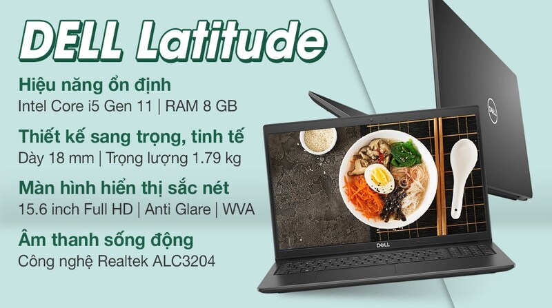 DELL Latitude được trang bị hàng loạt hệ thống cổng kết nối hiện đại