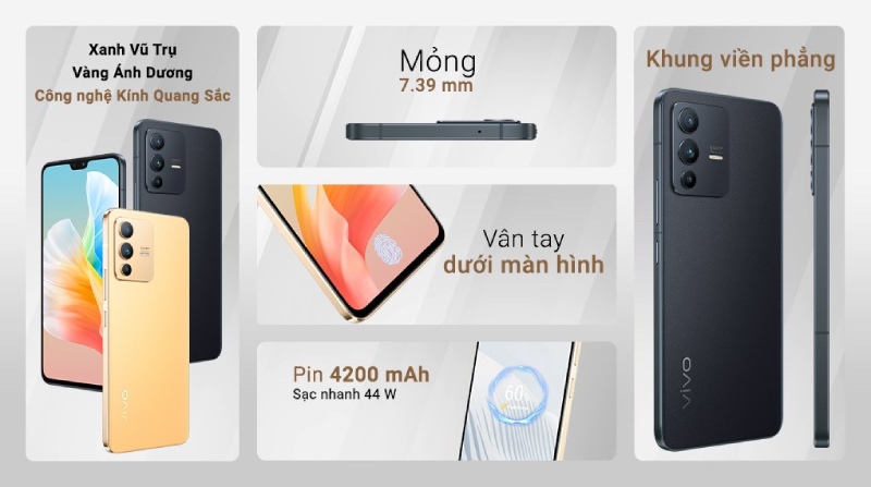 Vivo V23 5G là mẫu điện thoại rất đáng mua trong phân khúc cận cao cấp