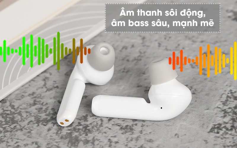 Tai nghe Bluetooth thường mang lại âm bass nổi bật và sắc nét.