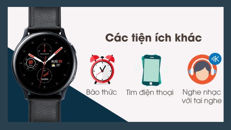 Samsung Galaxy Watch Active 2 44mm phù hợp với các tín đồ thể thao