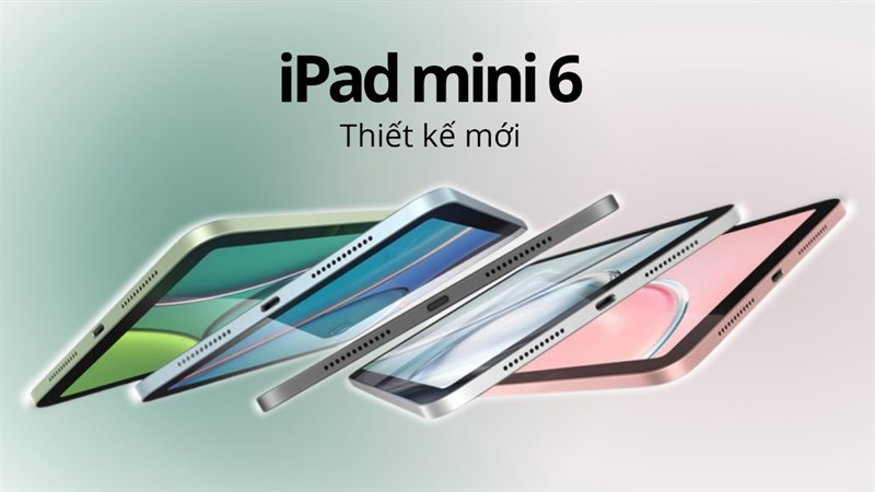 iPad mini 6 WiFi 64GB có kiểu dáng nhỏ gọn