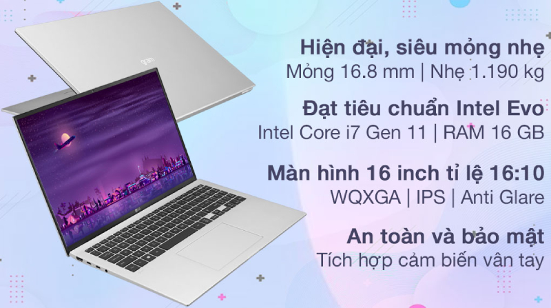 Thiết kế mỏng nhẹ, thời thượng