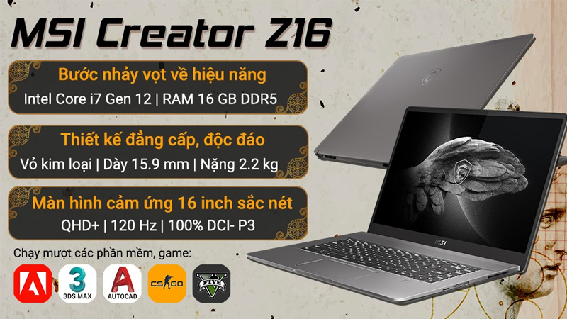 Nhu cầu xử lý đa nhiệm tốt với với RAM 16 GB và ổ cứng 1 TB