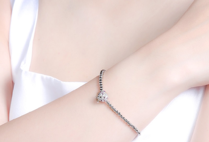 Hạt Charm Bạc Nữ Mạ Rhodium AvaJi AVJ.C000037.00 chất liệu bạc sáng bóng, thu hút