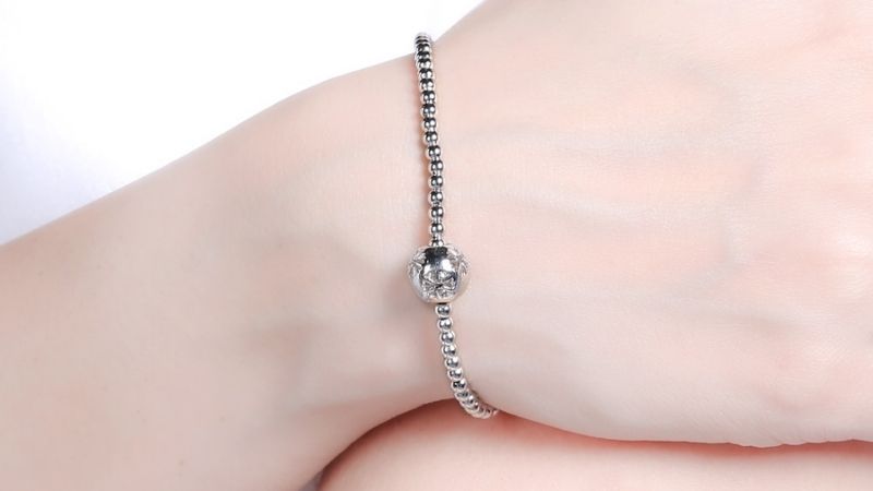 Hạt Charm với hoạ tiết bông tuyết