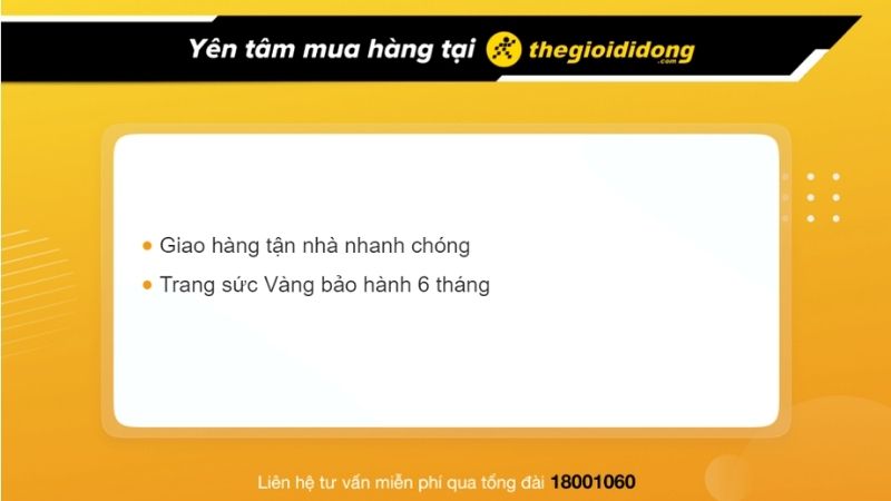 Chính sách bảo hành tại Thế Giới Di Động