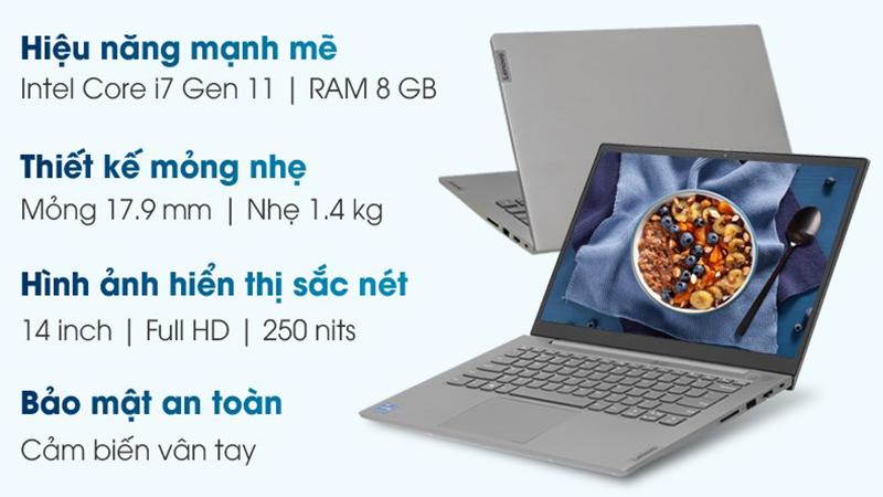 Lenovo ThinkBook 14 G2 ITL có thiết kế cao cấp, đạt độ bền chuẩn quân đội 