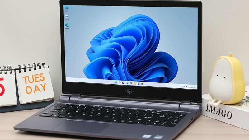 Laptop với thiết kế sang trọng, thu hút ánh nhìn