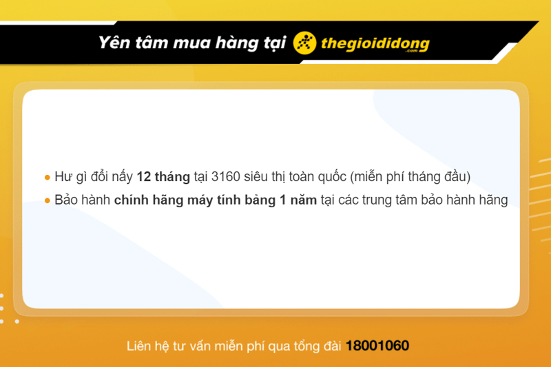 Chính sách bảo hành hấp dẫn
