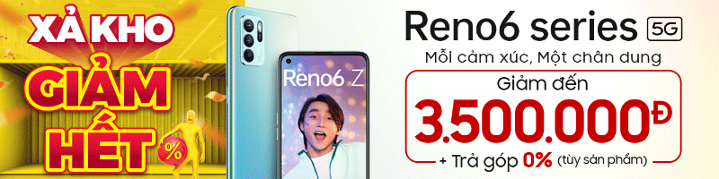 Điện thoại OPPO Reno6 Z 5G giảm giá cực sốc lên đến 21%