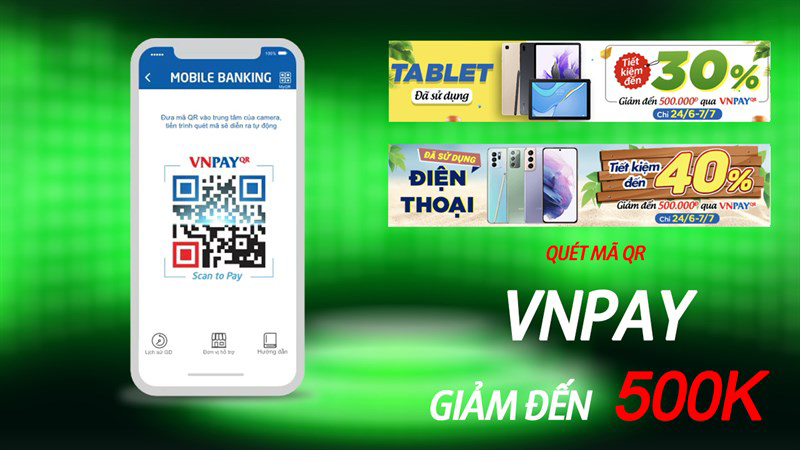 Than toán VNPAY giảm đến 500k