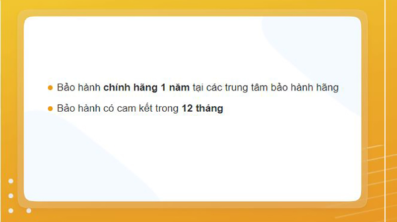 Chính sách bảo hành đồng hồ tại Thế Giới Di Động