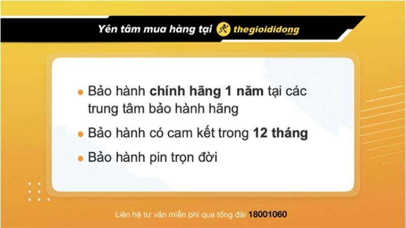 Chính sách bảo hành