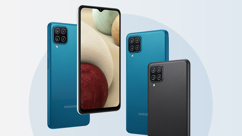 Samsung Galaxy A12 (2021) có thiết kế trẻ trung, hiện đại