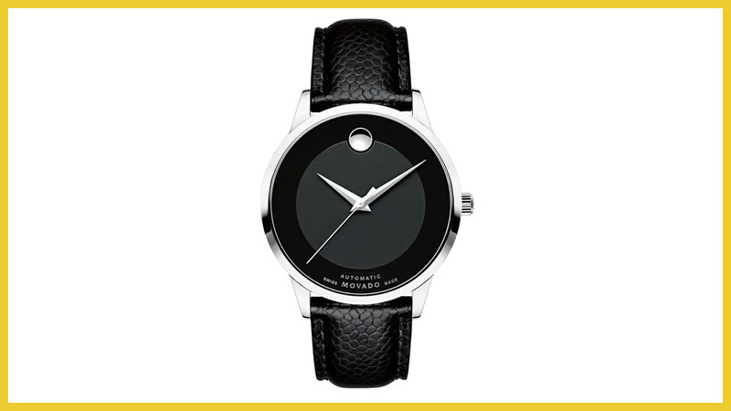 Mẫu đồng hồ MOVADO nam dây da được thiết kê ôm sát tay