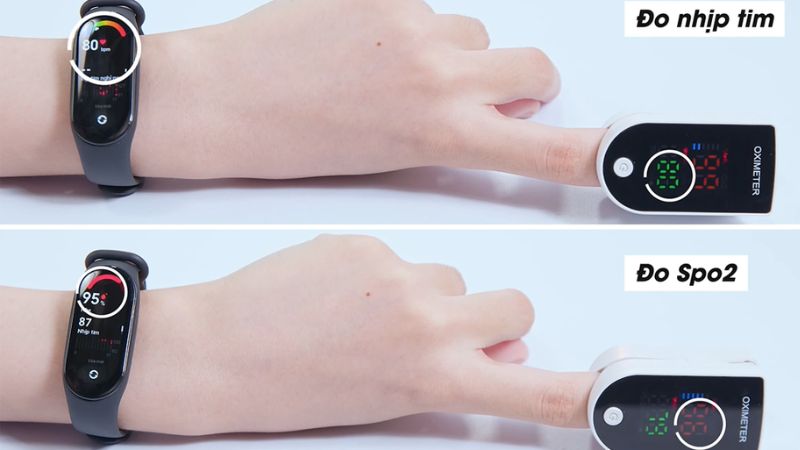 Xiaomi Band 7 đo được nồng độ SpO2