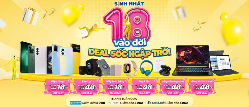 Deal sốc ngập trời