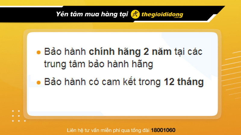 Chính sách bảo hành hấp dẫn