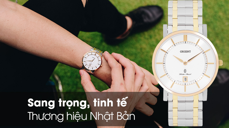 ORIENT 37.9 mm Nam FGW01003W0 có thiết kế sang trọng, tinh tế