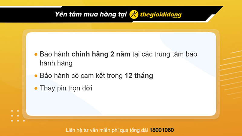 Chính sách bảo hành TGDĐ