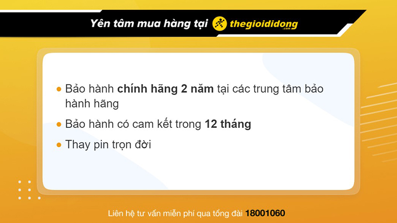 Yên tâm mua hàng tại Thế Giới Di Động