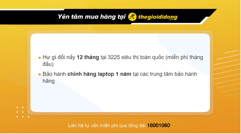 Chính sách bảo hành hấp dẫn