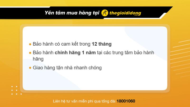 Chính sách bảo hành khi mua đồng hồ thông minh Amazfit tại Thế Giới Di Động