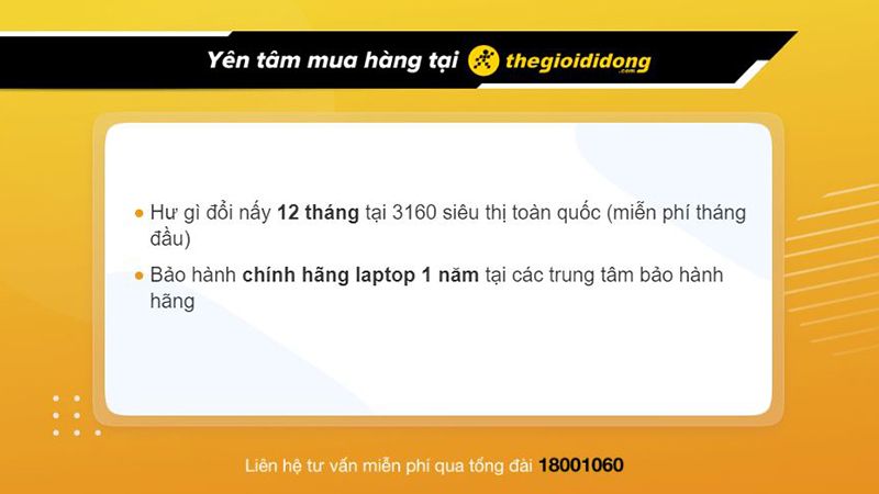 Chính sách bảo hành tại Thế Giới Di Động