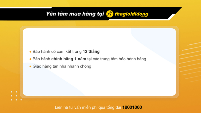 Chính sách bảo hành khi mua đồng hồ thông minh tại Thế Giới Di Động