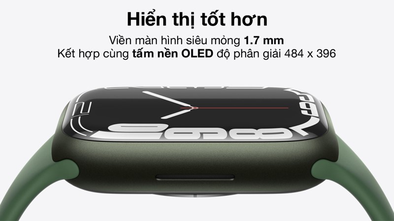 Smartwatch được trang bị tấm nền OLED với độ phân giải cao