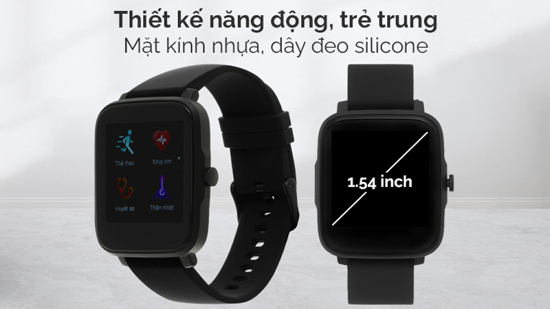 Đồng hồ có kiểu dáng hiện đại, trẻ trung