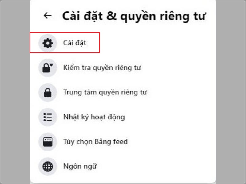 Chúng ta có thể chỉnh sửa thông tin trong phần cài đặt