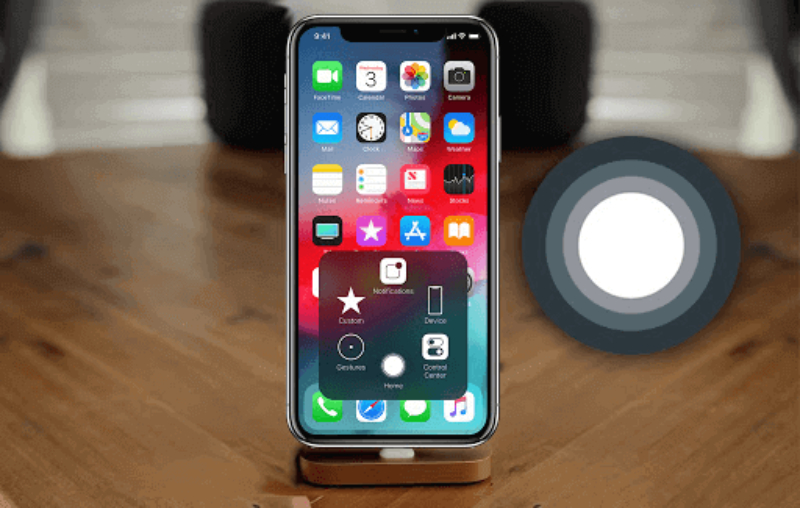 Nút home ảo trên iPhone