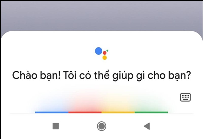 Giao diện làm việc của Google Assistant