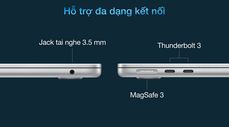 Laptop đa dạng cổng kết nối 