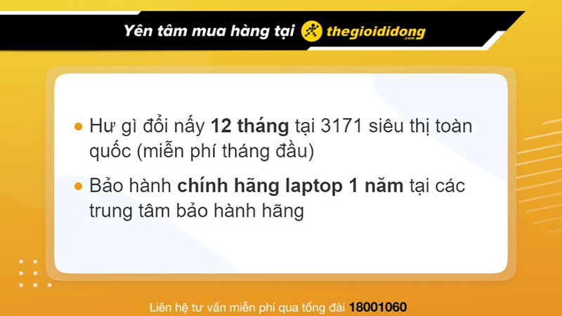 Yên tâm mua hàng tại Thế Giới Di Động