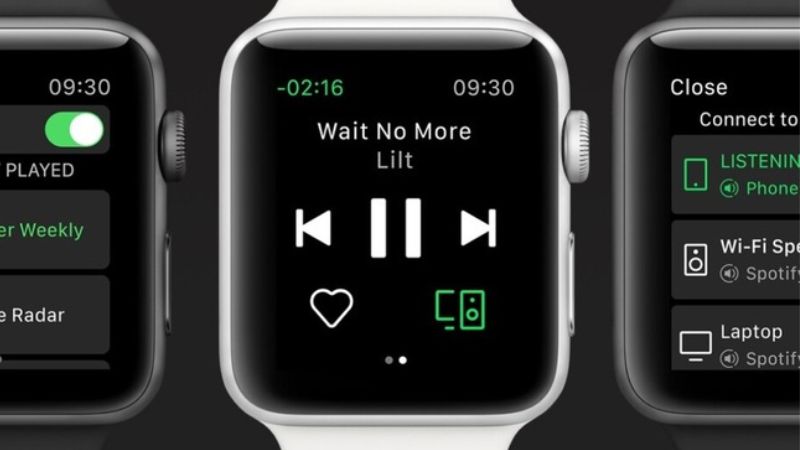 Nghe nhạc thoải mái với Apple Watch