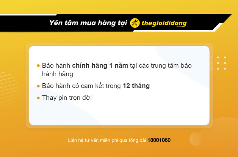 Chính sách bảo hành của Thế Giới Di Động