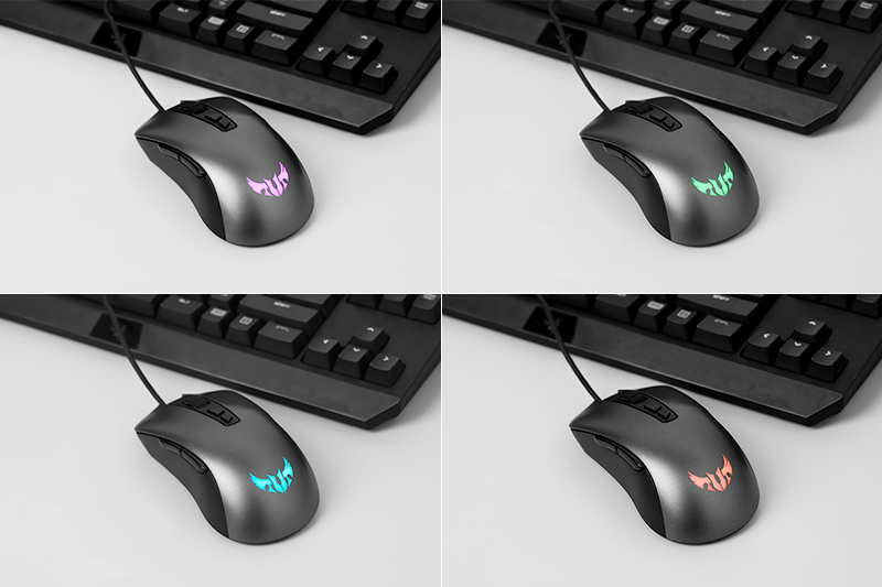 Sử dụng công nghệ ASUS Aura Sync RGB giúp chuột trở nên bắt mắt hơn