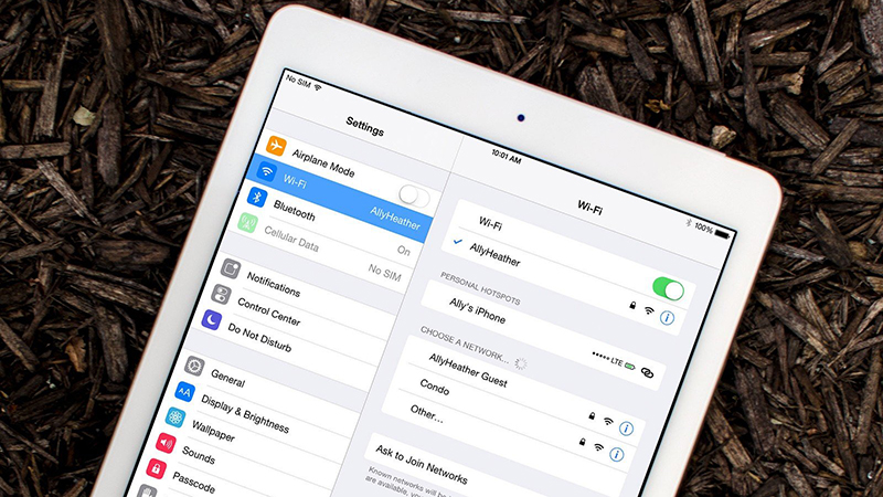 Lỗi tín hiệu WiFi khiến iPad không kết nối được