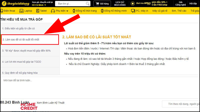 Làm sao để có lãi suất tốt nhất