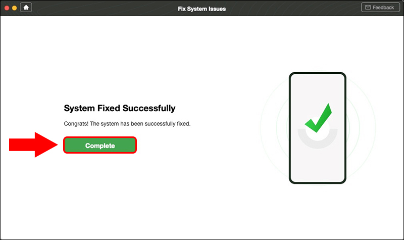 DroidKit hoàn thành sửa lỗi hệ thống