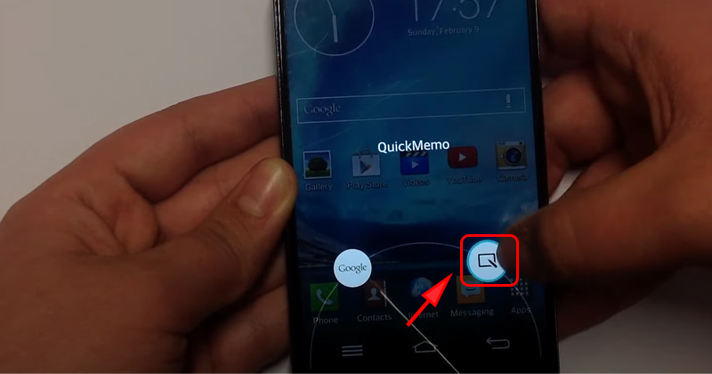 Chụp màn hình điện thoại LG sẽ trở nên dễ dàng hơn với QuickMemo