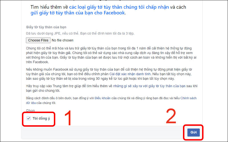 Xác minh danh tính với Facebook