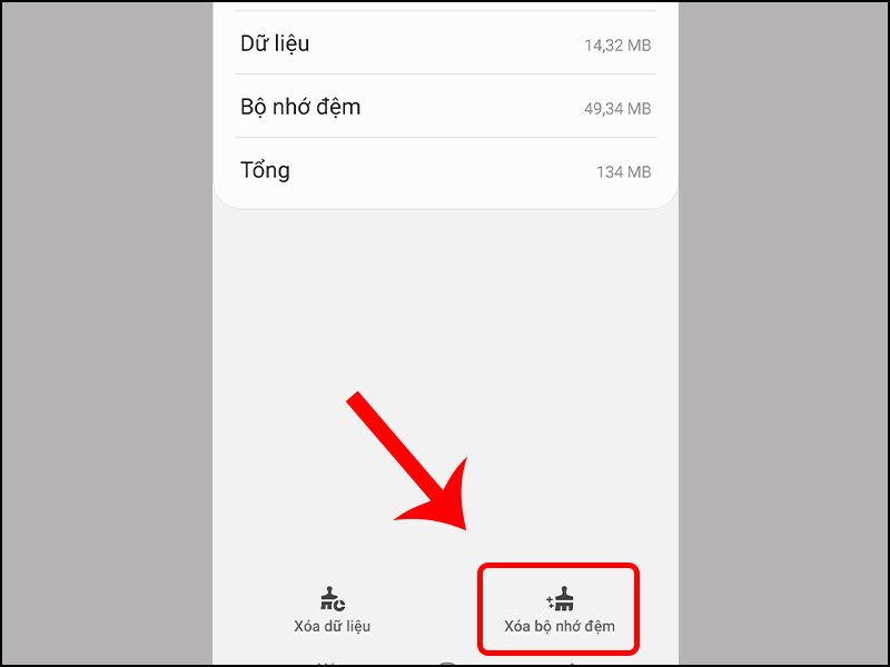 Xóa bộ nhớ cache của Dịch vụ Google Play